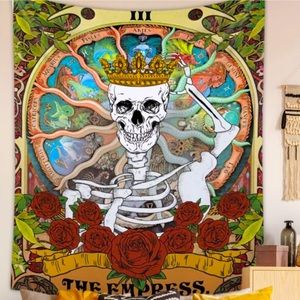 Skeleton “The Empress Zodiac” Tapestry